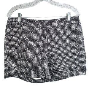 Apt 9 Black White Geo Plaid Shorts